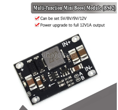 10W DC-DC Multi-function Mini boost module 3V-5.5V to 5V 8V 9V 12V