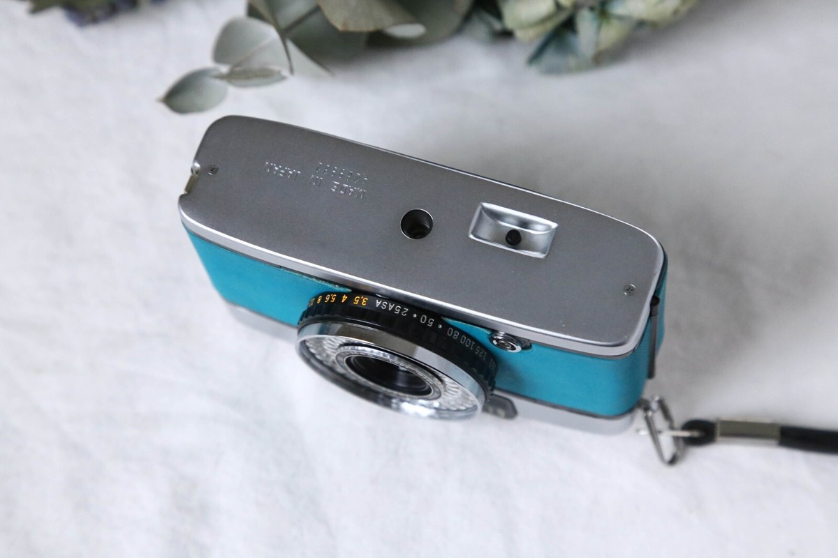 🎦【NEAR MINT】OLYMPUS PEN EE-3 Half Frame 35mm Film Camera Blue