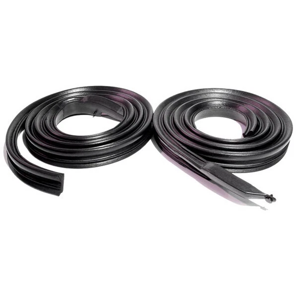 1966-1967 Chevrolet Chevelle, Malibu 2 portas trilho de teto rígido vedações de tira climática - Imagem 2 de 2