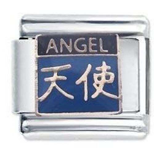 CHINESE SYMBOL ANGEL - Daisy Charms For 9mm Italian Modular charm bracelets - Afbeelding 1 van 1
