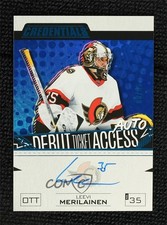 2024 Credentials 2024-25 Upper Deck Update Blue 6/35 Leevi Merilainen Auto 1kx2