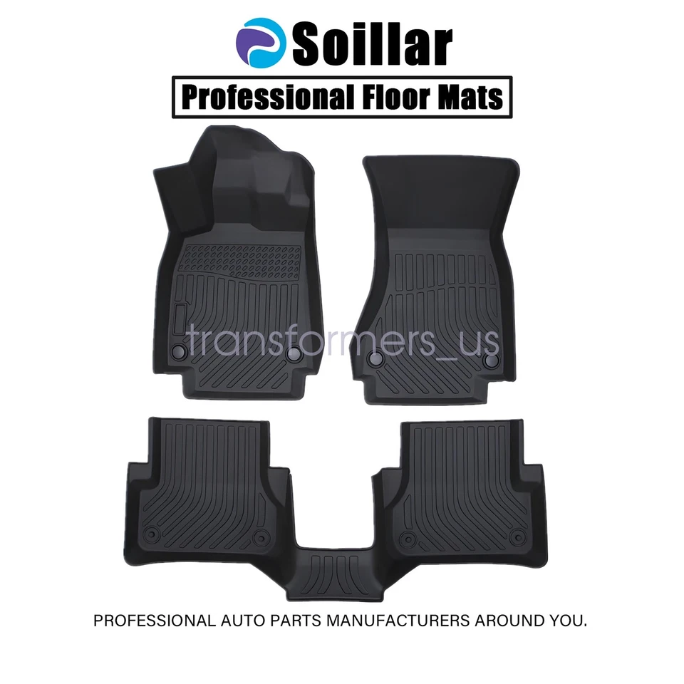 Alfombrillas TPE delanteras y segunda fila forros para Audi A6 A7 Quattro RS7 S6 S7 2012-2018 Foto 2 de 4