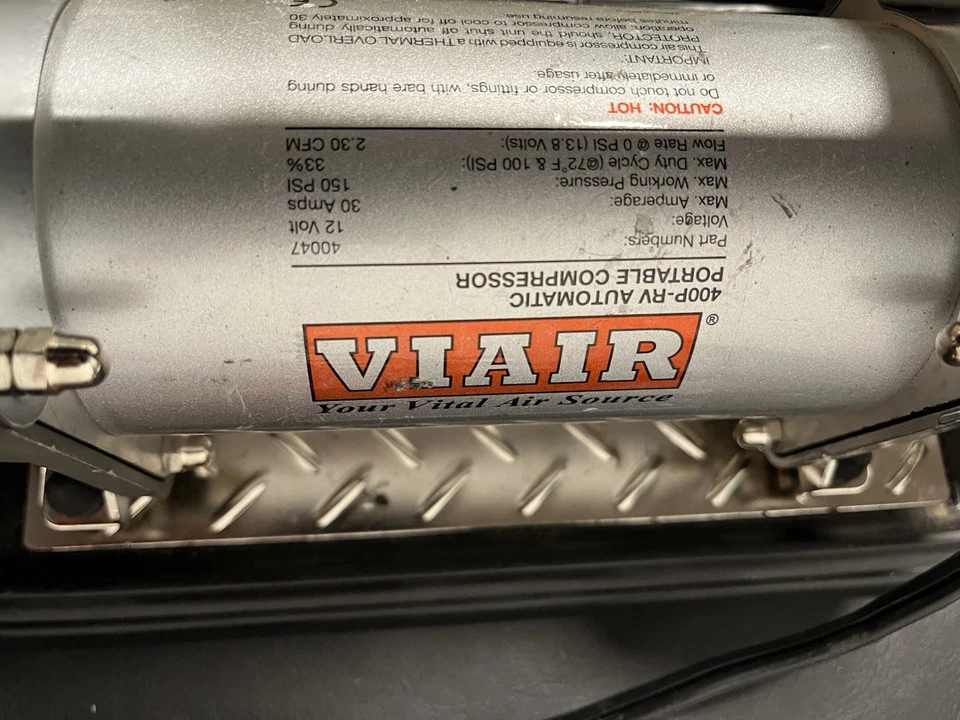 VIAIR 400P-RV/40047 Compresor Portátil Automático, Kit Inflador de Neumáticos, Aire Com... Foto 3 de 4