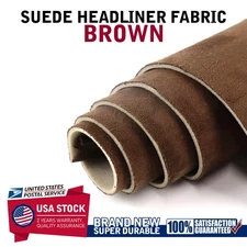 Brown Interior Replacement for car/Truck/SUV/RV Roof Suede Material 47" L×60" W
