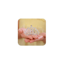 Mini Comb Small Rhinestone Comb Mini Crystal Hair Comb Headpiece Flowers Women C