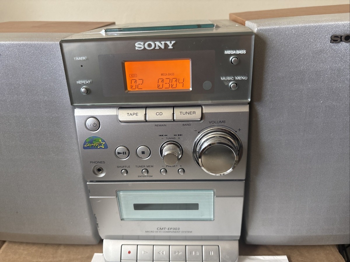 Buy Sony CMT-EP303 Micro HiFi System AM/FM CD Cassette W/ Remote