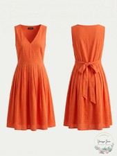 J.Crew sleeveless V-neck dress , Size 0