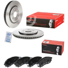2x Brembo Bremsscheibe 320mm + Beläge vorne passend für NISSAN NAVARA NP300