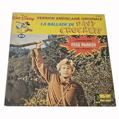 45T   La ballade de Davy Crockette Version Originale Walt Disney