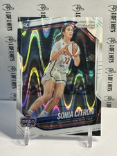 2025 Panini Prizm WNBA - Sonia Citron #122 White Seismic Prizm (RC) Mystics