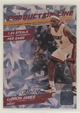 2010-11 Donruss Production Line Cracked Ice LeBron James #85 fm0