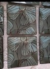 Lot 12 Pier 1 Imports Bailey Square Floral Green Blue Dinner & Salad Plates — photo 10