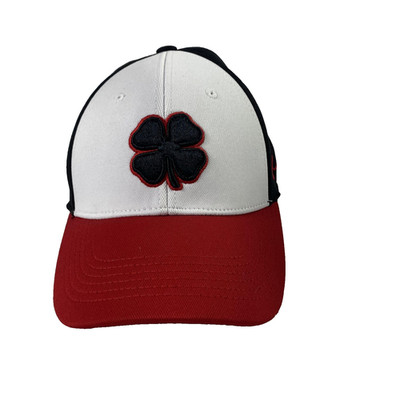 Utah Utes Hat Cap Fitted Mens S/M Red White Black NCAA Football Live Lucky
