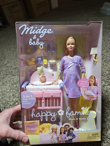 Neu Mattel Happy Family Midge & Baby Barbie Puppe - (56663) - Bild 3 von 8