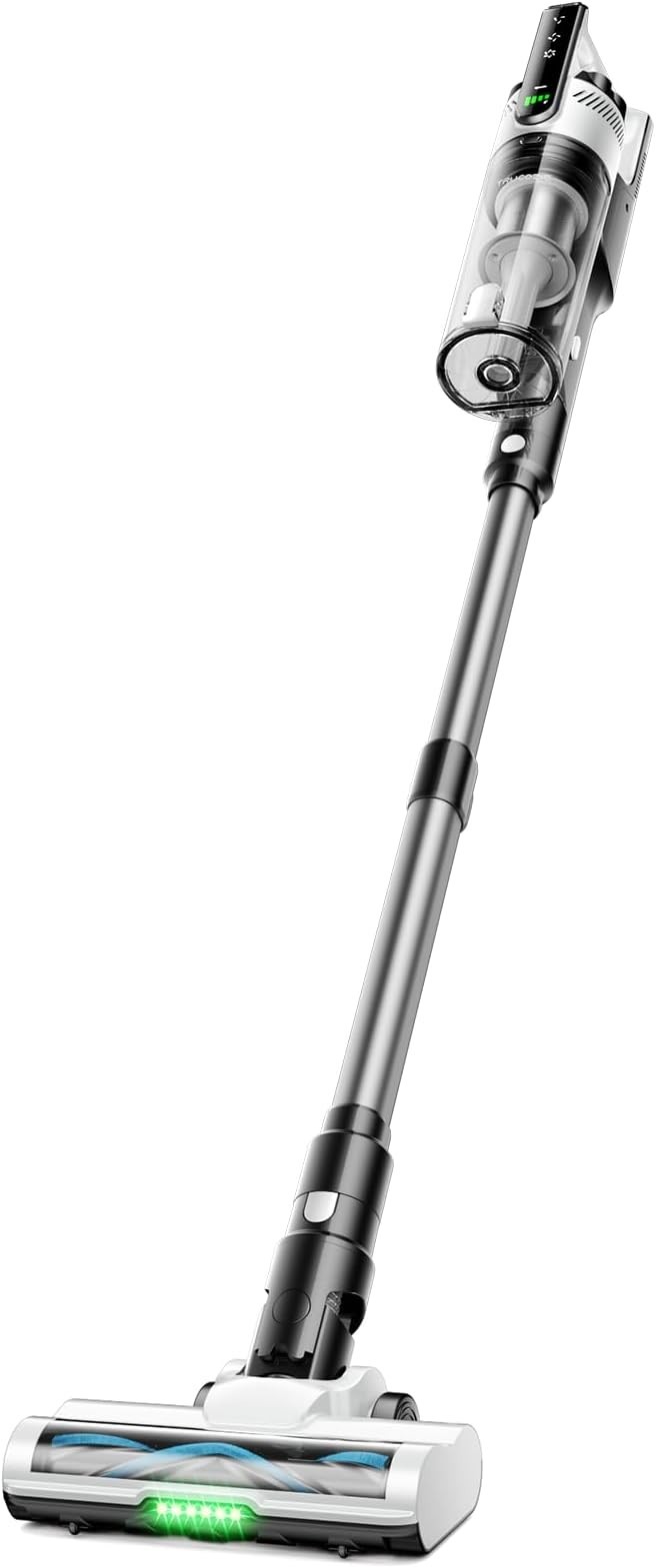 Self-Standing Lightweight Stick Vacuum for Hardwood Floors, White