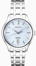 Seiko Presage Automatic Light Blue Stainless Steel Men s Watch SRPF53