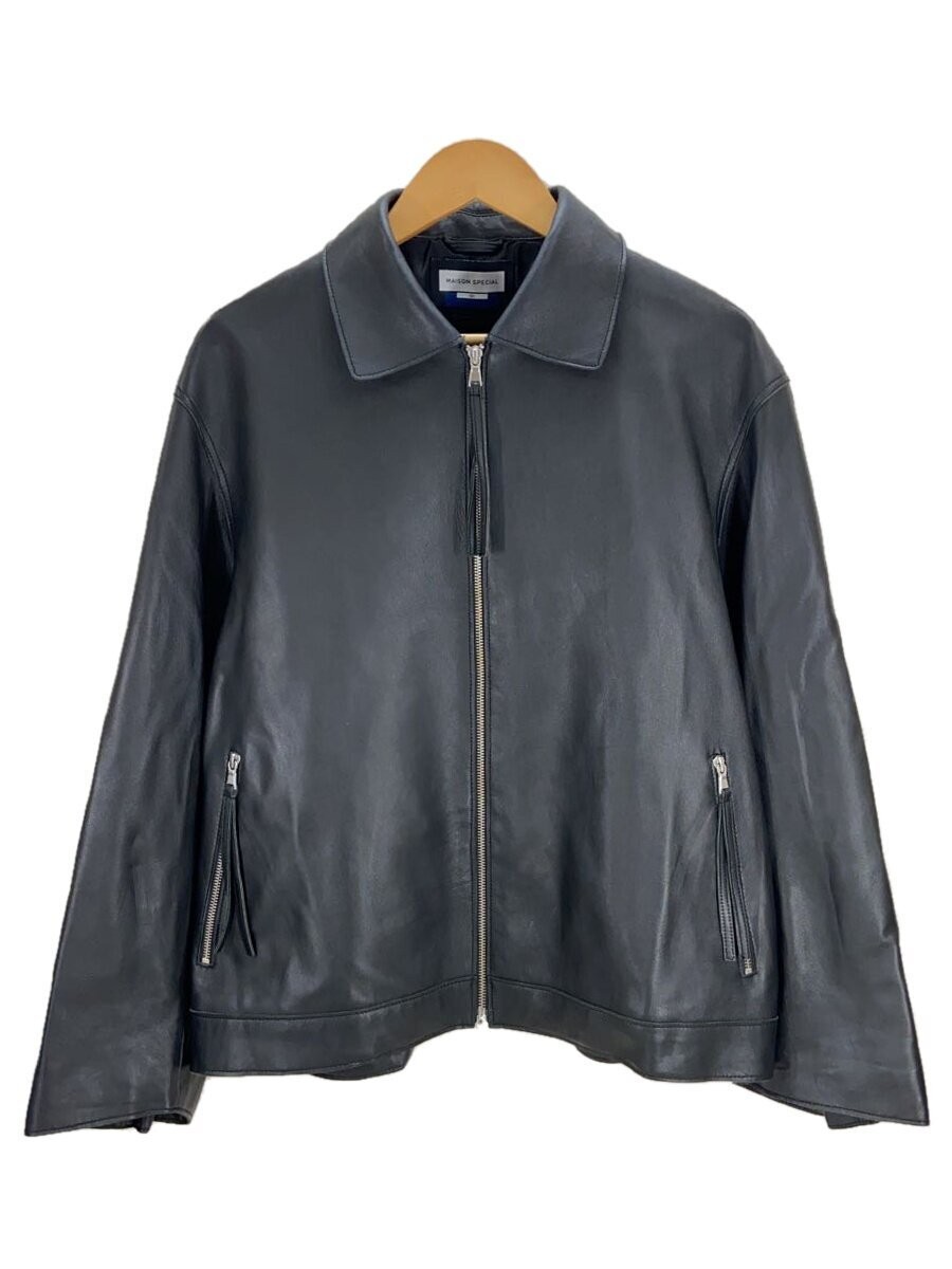 Maison Sheepskin Leather Blouson Jacket Plain Style 11222211206 173