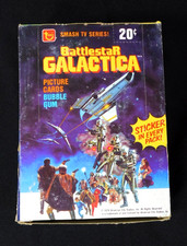 VINTAGE 1978 "BATTLESTAR GALACTICA" PICTURE CARD / GUM 36 CT. CASE / BOX - L@@K!
