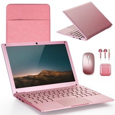 NEW 10'' Mini Laptop Windows 11 Notebook 8GB 128GB Intel Celeron Quad-Core WiFi