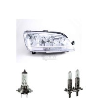Halogen Scheinwerfer Rechts H7/H1/H1 FüR Fiat Idea Inklusive Lampen