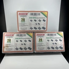 3 Pack  Clip-on Ferrite Ring Core RFI EMI Nose Suppressor Cable Clip 5-28 Pieces