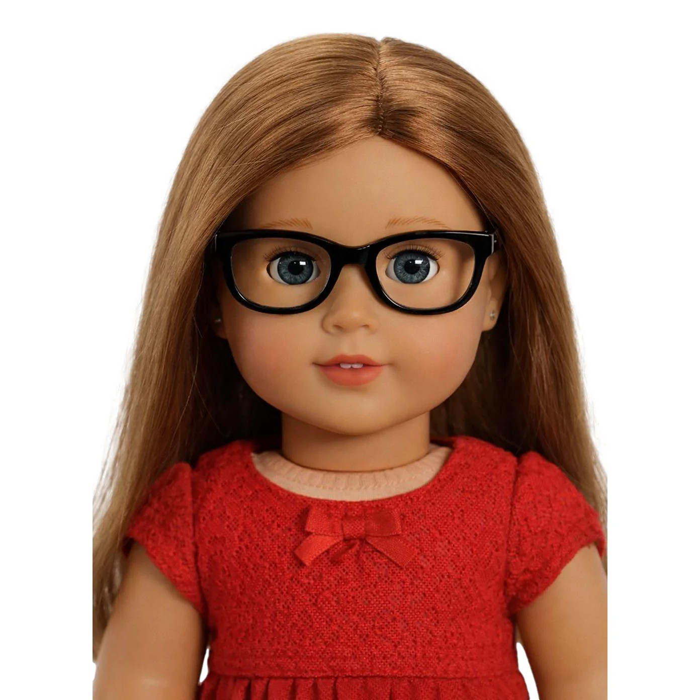 Black Frame Glasses w/ Cheetah Print 18" Doll Clothes Fits A