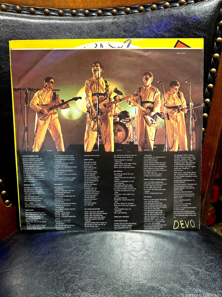 Devo - Q: Are We Not Men? A: We Are Devo! - Near Mint - Vinyl LP (BSK 3239) - Image 4 of 4