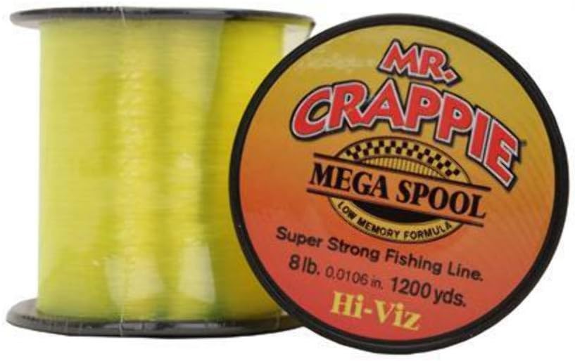 Lews Fishing Crappie Mega Spools Hivis LB MC8HV for sale