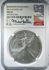 2013 -W Burnished American Silver Eagle - NGC MS-70 - Mike Castle Signature