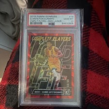 Panini Donruss Complete Players Holo Red Laser /99 Giannis Antetokounmpo #18 PS…