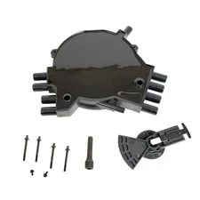 Summit Cap & Rotor Black Aluminum Terminals Optispark II Chevy Pontiac 5.7L