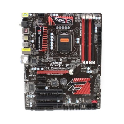 ASRock Fatal1ty P67 Performance Intel P67 Mainboard ATX 1155 TEILDEFEKT  #336826