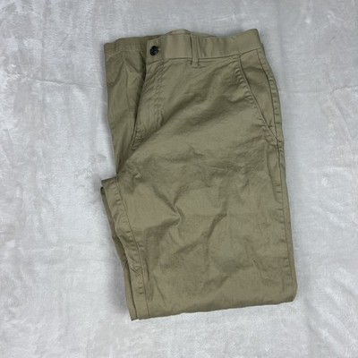 Fabletics The Don 4 Pocket Tech Pants Mens 33x30 Khaki Stretch Commuter Golf