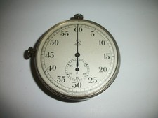 7 jewel Swiss made by J. Jaquet back wind timer for parts or repair good balance