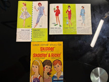 VINTAGE MATTEL Barbie Ken Midge Skipper Fashion Brochure Booklet LOT RARE