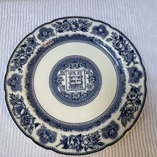 Wedgwood Yale University Blue  Salad Plate LUX ET VERITAS 8 1/4-inch Plate