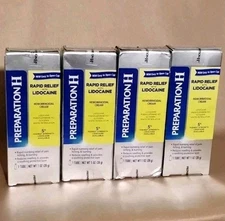 (4) Preparation H Hemorrhoidal Cream, 1oz Tube Each EXP: 05/2026+ FREE SHIPPING