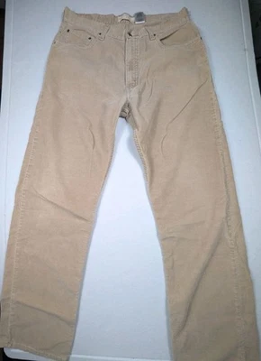 Levi's 559 Relaxed Straight Corduroy Pants Mens 36x30 Tan Beige VTG Y2K - Image 1 of 4