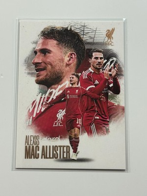 2025-26 Futera Club FX Liverpool Portrait Base #13 Alexis Mac Allister
