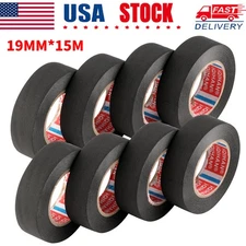 8 Rolls Cloth Tape Wire Electrical Wiring Harness Car Auto SUV truck 19mm*15m