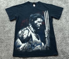 Wolverine Shirt Mens Small Black Marvel Mad Engine Graphic Tee X-Men Comic