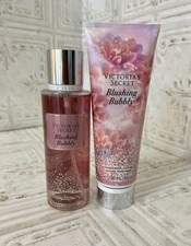 Victoria's Secret Blushing Bubbly Body Mist Spray  Body Lotion Set of 2