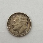 1952 Roosevelt Dime 90% Silver US Coin. Silver dimes