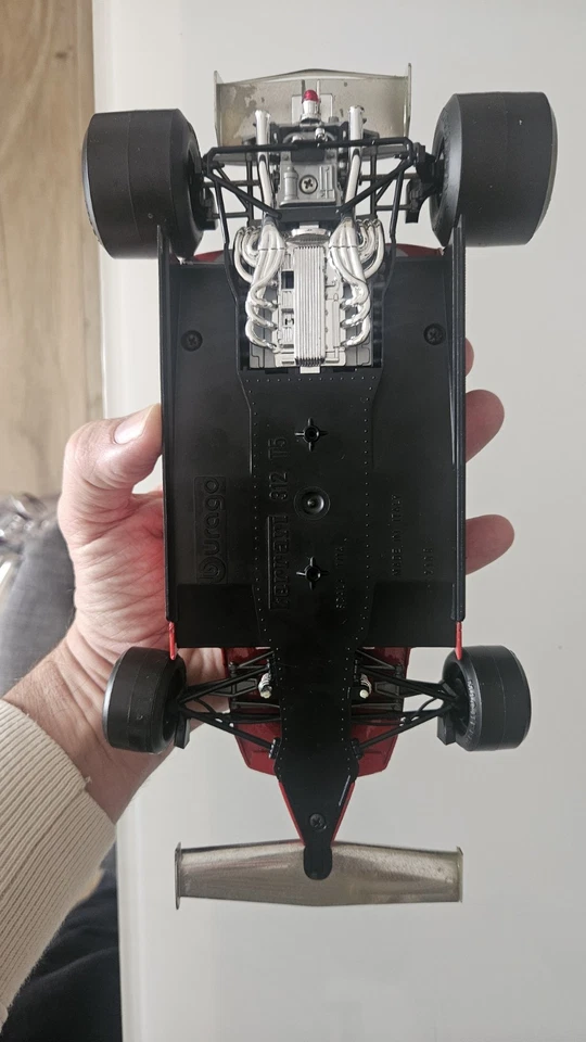 FERRARI 312 T5 JODY SCHECKTER - BURAGO SCALA 1/14 COD. 2108 ORIGINALE ANNI 90 - Immagine 4 di 4