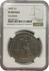 1870 Seated Liberty Dollar Very Fine NGC VF Coin, Details #29945