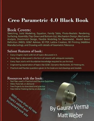 Gaurav Verma Matt Weber Creo Parametric 4.0 Black Book (Taschenbuch) (US IMPORT)