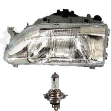 Halogen Scheinwerfer links für Renault R19 6.H4 ohne Motor inkl. Lampen 1382171
