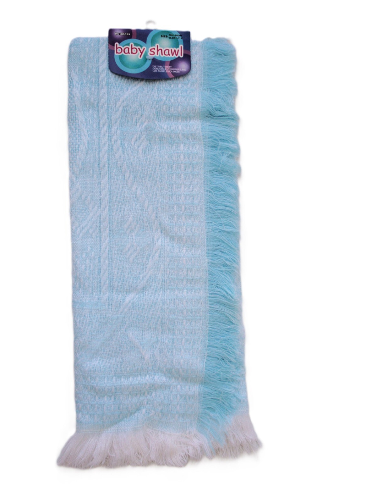 Soft Knit Baby Shawl Blanket Cozy Swaddle Wrap for Newborns 