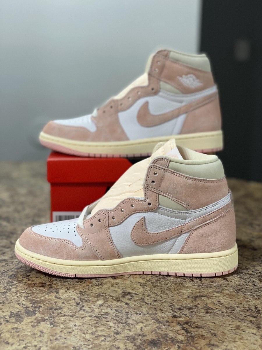 Jordan 1 Retro High OG 'Washed Pink' Size 8W / M 6.5 New Authentic