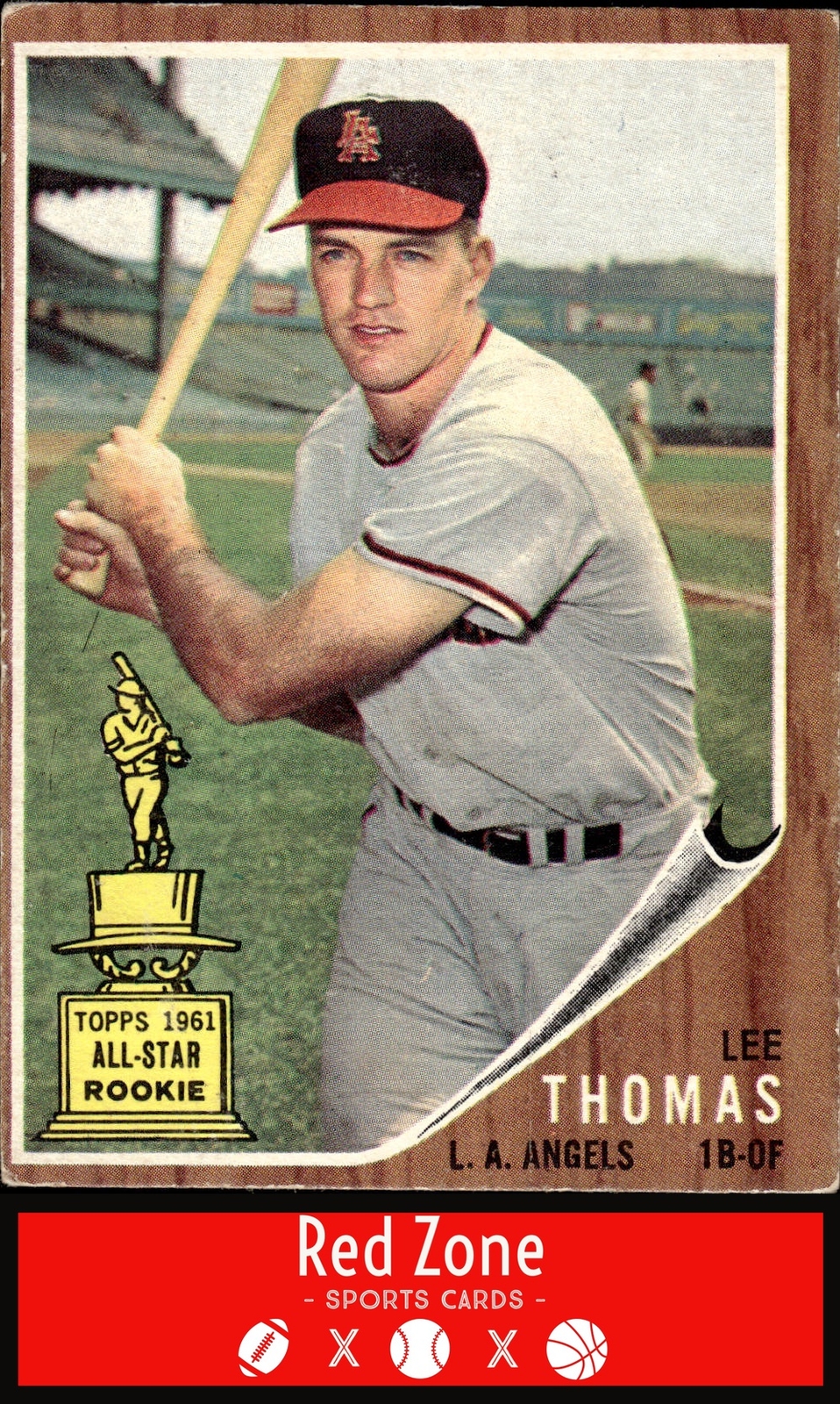1962 Topps - #154b Lee Thomas VG